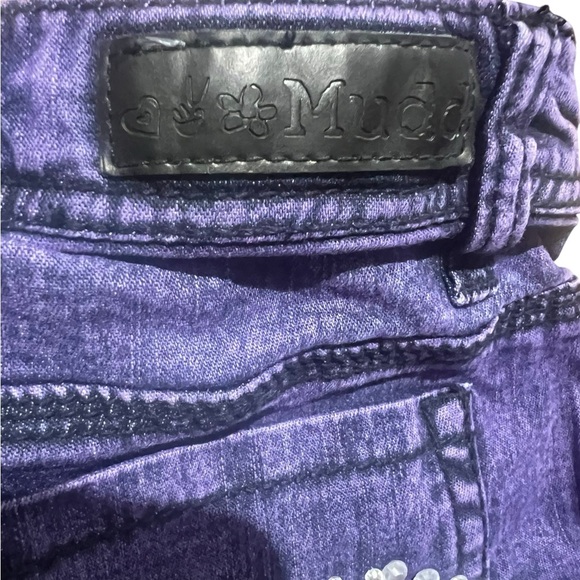 Mudd Kids Purple Denim Jeans - Picture 5 of 6